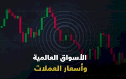 نظرة على الأسواق العالمية وأسعار العملات من بنك فلسطين