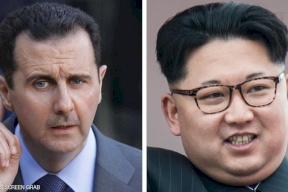 رسالة من زعيم كوريا الشمالية إلى بشار الأسد