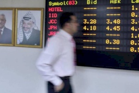 ارتفاع بنسبة 0.73% على مؤشر بورصة فلسطين