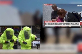 فيديو.. هذا ما فعلته مراسلة CNN  بحثا عن أدلة كيميائية