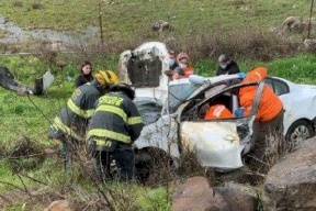 إصابة خطيرة في حادث طرق بالجولان