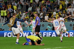 كرواتيا تهزم البرازيل بركلات الترجيح وتبلغ نصف النهائي