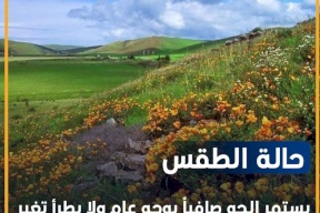 الطقس: أجواء صافية ولا تغير على الحرارة