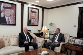  وزير الداخلية الفلسطيني يلتقي نظيره الاردني