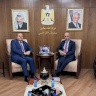 رئيس سلطة الأراضي يستقبل السفير الأردني