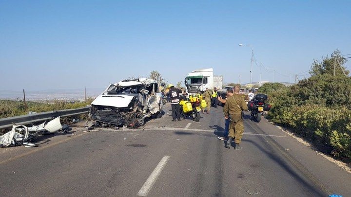 مصرع 5 مواطنين في حادث سير مروع جنوب غرب جنين