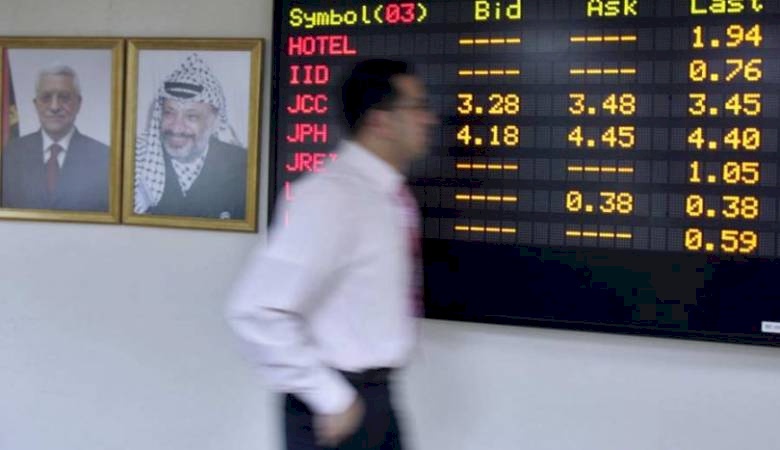 ارتفاع بنسبة 0.73% على مؤشر بورصة فلسطين