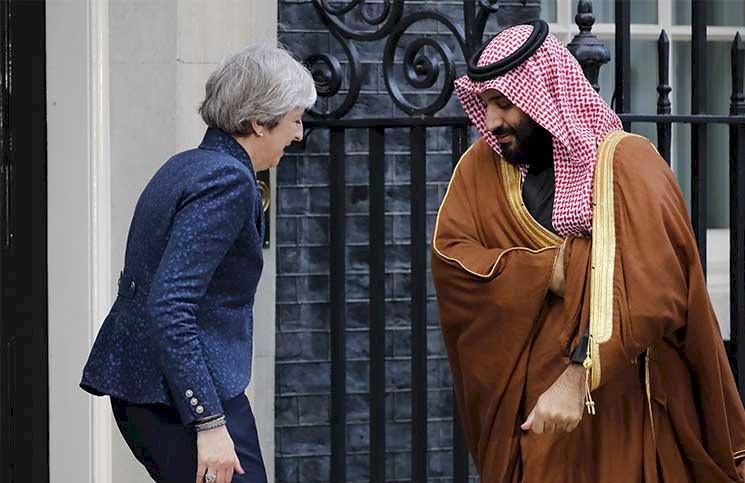 احتجاجات ضد زيارة بن سلمان لبريطانيا