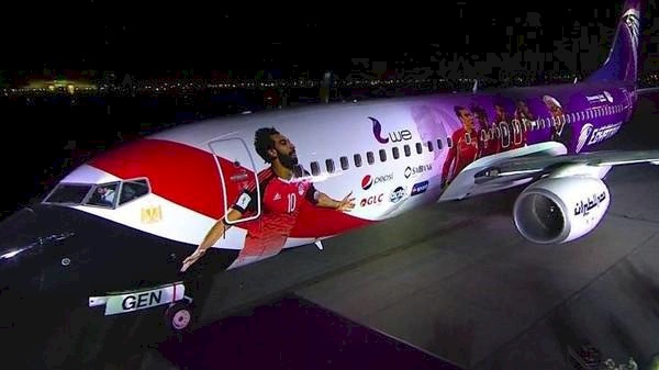 صور| طائرة خاصة لنقل منتخب مصر إلى روسيا