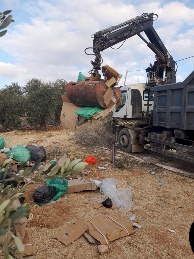 ضبط نفايات طبية خطيرة مهربة من المستوطنات غرب سلفيت