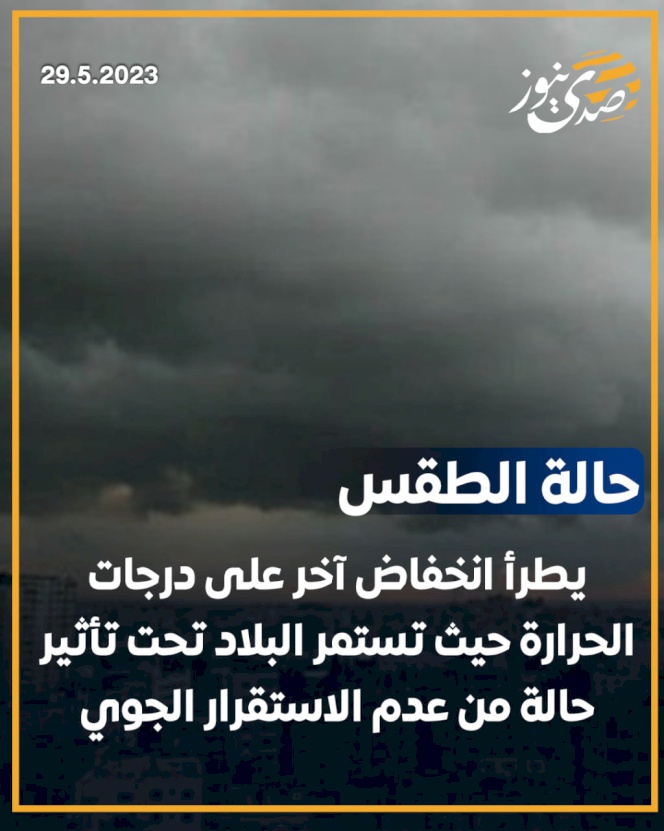 الطقس: انخفاض آخر على الحرارة وامطار مفترقة