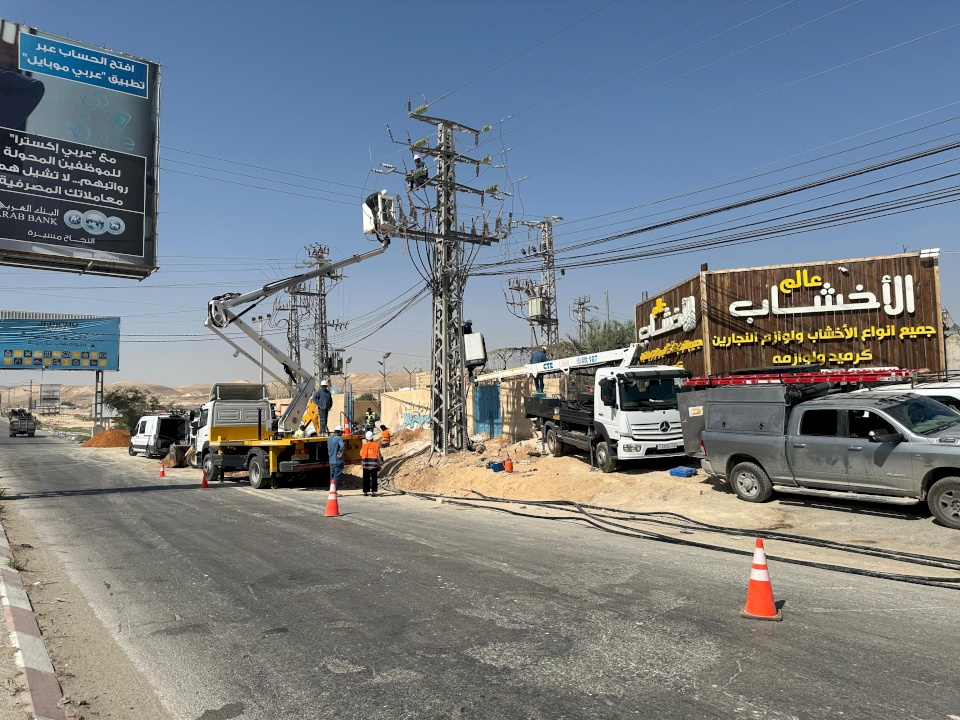 "كهرباء القدس ": إعادة التيار الكهربائي لجميع المناطق المتأثرة بالقطع في محافظة أريحا والأغوار