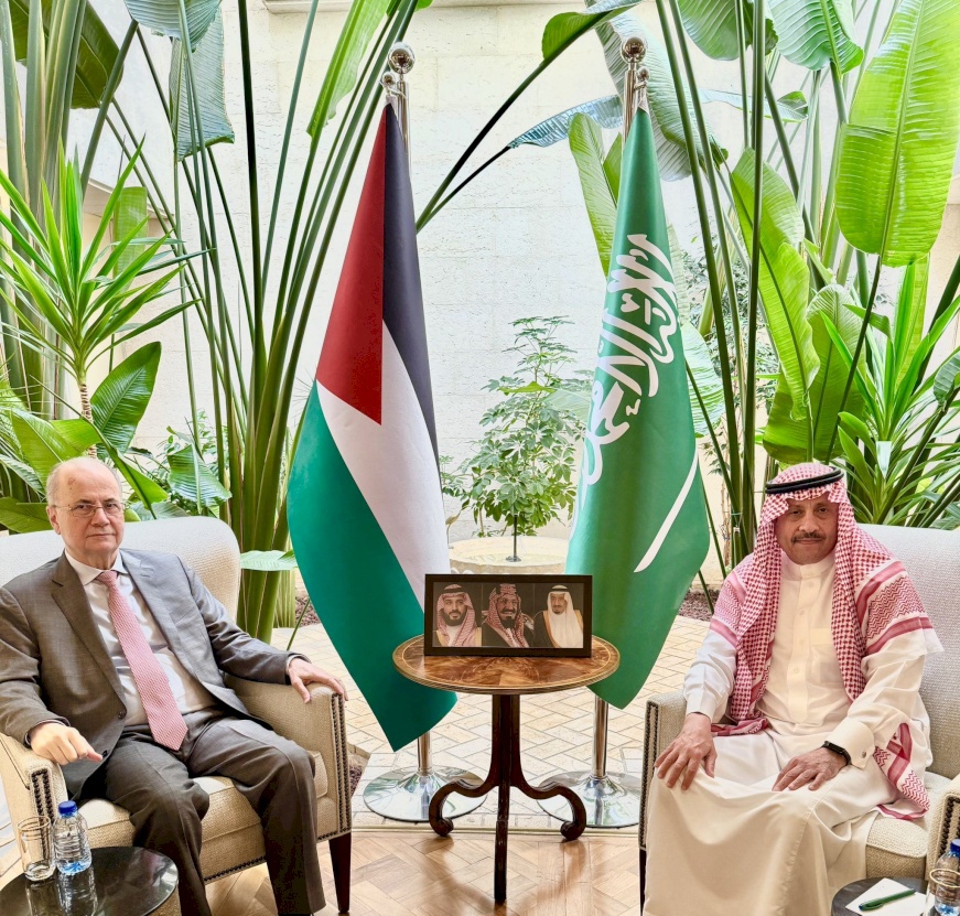 السفير السعودي: جهود كبيرة يبذلها رئيس وزراء فلسطين لاستقرار بلاده