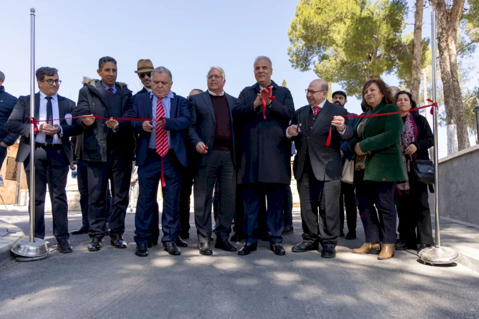 تدشين مشروع "تهيئة فضاءات الحرم الجامعي" لجامعة القدس ببيت حنينا بتمويل من المملكة المغربية